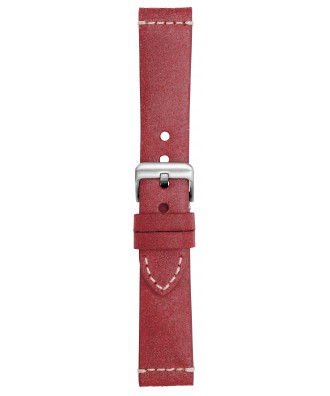 Cinturino Cuoio Vintage Rosso