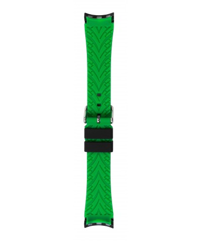 Cinturino Silicone Nero Verde Rolex Gmt